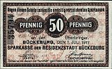 1917 AD., Germany, 2nd Empire, Bückeburg, Sparkasse, Notgeld, currency issue, 50 Pfennig, Tieste 0990.05.02.1. 35794 Obverse 