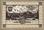 1918 AD., Germany, 2nd Empire, Exin (town), Notgeld, currency issue, 50 Pfennig, Tieste 1830.05.57. Reverse 