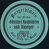 1920 AD., Germany, Weimar Republic, Görlitz, Görlitzer Nachrichten und Anzeiger, Notgeld, collector series issue, 10 Pfennig, Grabowski/Mehl 449.3b var. 02047 Reverse 