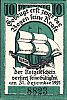 1921 AD., Germany, Weimar Republic, Görlitz, Weinrestaurant, Café und Hotel "Hansa", Notgeld, collector series issue, 10 Pfennig, Grabowski/Mehl 450.1a-1/4. 8823 Reverse 