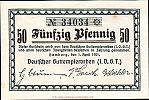 1921 AD., Germany, Weimar Republic, Hamburg, Deutscher Guttemplerorden, Notgeld, collector series issue, 50 Pfennig, Grabowski/Mehl 522.1. 34034 Obverse 