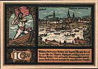 1922 AD., Germany, Weimar Republic, Köln-Mülheim, Gewerbebank e.G.m.b.H., Notgeld, collector series issue, 10 Pfennig, Grabowski/Mehl 720.1-1/3. Reverse 