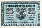 1920 AD., Germany, Weimar Republic, Ruhpolding (municipality), Notgeld, currency issue, 25 Pfennig, Tieste 6305.05.03. 07804 Obverse 