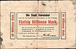 1923 AD., Germany, Weimar Republic, Vohwinkel (town), Notgeld, currency issue, 50.000.000 Mark, Keller 5358b.1. E1 93764 Obverse