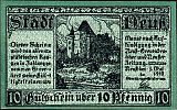 1919 AD., Germany, Weimar Republic, Neuss (town), Notgeld currency issue 10 Pfennig, Grabowski N25.5h. C 006722 Obverse 