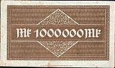 1923 AD., Germany, Weimar Republic, Neuss (Landkreis), Notgeld, currency issue, 1.000.000 Mark, Keller 3850e. 065888 Reverse 