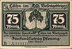 1922 AD., Germany, Weimar Republic, Lähn im Riesengebirge, Stadtische Sparkasse, Notgeld, collector series issue, 50 Pfennig, Grabowski/Mehl 756.1b-3/5. B 012131 Obverse 