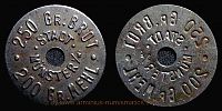 1915 AD., Germany, 2nd Empire, MÃ¼nster (city), Token, value 250 g. bread.