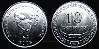 East Timor, 2003 AD., Lisbon mint, Portugal, 10 Centavos, KM 3.