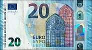 European Union, European Central Bank, Pick 22n. 20 Euro, 2015 AD., Printer: Oesterreichische Banknoten und Sicherheitsdruck GmbH, Vienna, Austria, N001E4-NZ4500597972 Obverse 