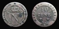 1808 AD., France, Napoleon Bonaparte, Lille mint, 10 Centimes, KM 676.9.