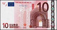 European Union, European Central Bank, Pick 15x.1. 10 Euro, 2011-2019 AD., Printer: Giesecke & Devrient, Germany, P016D3-X71216428781 Obverse 