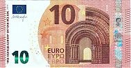 European Union, European Central Bank, Pick 21p. 10 Euro, 2014 AD., Printer: Johan EnschedÃ© Security Print, Haarlem, Netherlands, PA7920609956-P005E3 Obverse 