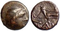 Pantikapaion in Thracia,   200-0 BC., Chalkus, SNGuk_1100_0573 ff.