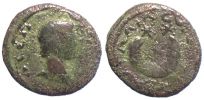 Pautalia in Thracia, 198-209 AD., Geta Caesar, Assarion, Ruzicka 802-3 var.