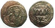  607-608 AD., Phocas, Cyzicus mint, Follis, Sear BC 665.