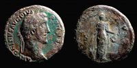 Antoninus Pius, Rome mint, tooled As, cf. RIC 675.