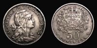 1964 AD, Portugal, Republic, Lisbon mint, 50 Centavos, KM 577.