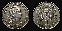 1961 AD, Portugal, Republic, Lisbon mint, 1 Escudo, KM 578. 