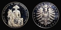 1993 AD., Germany, Friedrich II of Prussia / Potsdam millenium medal.