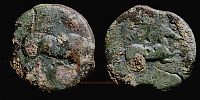 Arpi in Apulia,    276-260 BC., magistrate Poullos, Ã† 20, HNI 642.