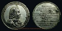 1784 AD., German States, Bremen and Verden, medal on the 50th anniversary of Johann Heinrich Pratie as a priest, by F.W. Wermuth, Knyphausen 7283.