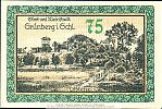 1921 AD., Germany, Germany, Weimar Republic, Grünberg in Schlesien, Stadt, Notgeld, collector series issue, 75 Pfennig, Grabowski/Mehl 489.4-7/7. Reverse