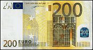 European Union, European Central Bank, Pick 6x. 200 Euro, 2002 AD., Printer: Bundesdruckerei, Berlin, Germany, R001A3-X00421042088 Obverse 