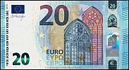 European Union, European Central Bank, Pick 22r. 20 Euro, 2015 AD., Printer: Bundesdruckerei, Berlin, Germany, R004E3-RA2289500988 Obverse 