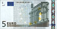 European Union, European Central Bank, Pick 8x.2. 5 Euro, 2009 AD. Printer: Bundesdruckerei, Germany, R004H6-X17658257789 Obverse 