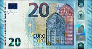 European Union, European Central Bank, Pick 28r. 20 Euro, 2020 AD., Printer: Bundesdruckerei, Berlin, Germany, R013I4-RP0432921816 Obverse 