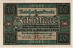 1920 AD., Germany, Weimar Republic, Reichsbank, Berlin, Designer: Marcus Behmer, 10 Mark, Pick 67a/1. XÂ·3528137 Obverse