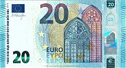 European Union, European Central Bank, Pick 22r. 20 Euro, 2015 AD., Printer: Bundesdruckerei, Berlin, Germany, R006F5-RA3667865883 Obverse 