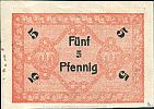 1916-1921 AD., Germany, 2nd Empire - Weimar Republic, Festenberg, Einkaufsgenossenschaft der Kolonialwarenhändler, Notgeld, currency issue, 5 Pfennig, Tieste 1855.05.25. Obverse