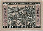 1922 AD., Germany, Weimar Republic, Berlin (city), Notgeld, collector series issue, urban transport series, 1861, 2 Mark, Grabowski/Mehl 92.3-10/10. 065041 Reverse 