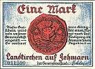 1921 AD., Germany, Weimar Republic, Landkirchen auf Fehmarn, Gemeinde, Notgeld, collector series issue, 1 Mark, Grabowski/Mehl 761.1-2/2. 011590 Obverse 