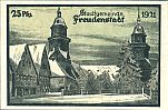 1921 AD., Germany, Weimar Republic, Freudenstadt, Stadt, Notgeld, collector series issue, 25 Pfennig, Grabowski/Mehl 388.3-1/3. Reverse 
