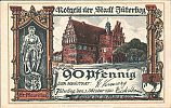 1921 AD., Germany, Weimar Republic, Jüterbog (town), Notgeld, collector series issue, 90 Pfennig, Grabowski/Mehl 663.1-6/6. Obverse 