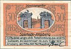 1921 AD., Germany, Weimar Republic, Arnsberg, Stadt, Notgeld, collector series issue, 50 Pfennig, Topp 39.4a. 000876 Obverse 