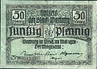 1920 AD., Germany, Weimar Republic, Warburg, Stadt, Notgeld, currency issue, 50 Pfennig, Tieste 7715.06.1. 011553 Obverse