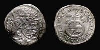 1684 AD., German States, Bamberg, Bishopric, Marquard Sebastian von Stauffenberg, Groschen, KM 76.