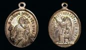 1880-1960 AD., Germany, religious medal, Saint Joseph.