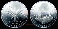 2018 AD., Germany, Federal Republic, 800th anniversary Hanseatic city of Rostock commemorative, Hamburg mint, 20 Euro. 