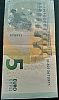 European Union, European Central Bank, Pick 20s var. 5 Euro, 2013 AD. Printer: Banca d'Italia, Rome, Italy, S001B1-SF2013670971 Reverse detail