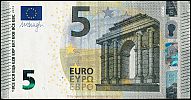 European Union, European Central Bank, Pick 20s var. 5 Euro, 2013 AD. Printer: Banca d'Italia, Rome, Italy, S001F1-SF6013617768 Obverse 