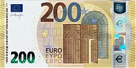 European Union, European Central Bank, Pick 25s. 200 Euro, 2019 AD., Printer: Banca d'Italia, Rome, Italy, S004G5-SA7007201429 Obverse 