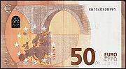 European Union, European Central Bank, Pick 23s. 50 Euro, 2017 AD., Printer: Banca d'Italia, Italy, S016A4-SB1340528791 Reverse 