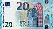 European Union, European Central Bank, Pick 22s. 20 Euro, 2015 AD., Printer: Banca d'Italia, Rome, Italy, SB3078560317-S009C5 Obverse 