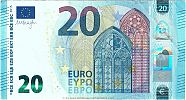 European Union, European Central Bank, Pick 22s. 20 Euro, 2015 AD., Printer: Banca d'Italia, Rome, Italy, SB8065503652-S007H5 Obverse