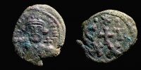  652-657 AD., Byzantine empire, Constans II, Carthage mint, 20 Nummi, Sear BC 1059.